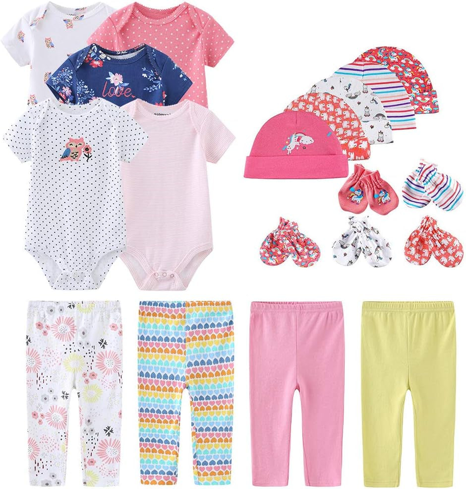 Unisex Baby Layette Essentials Giftset Clothing Set 19-Piece