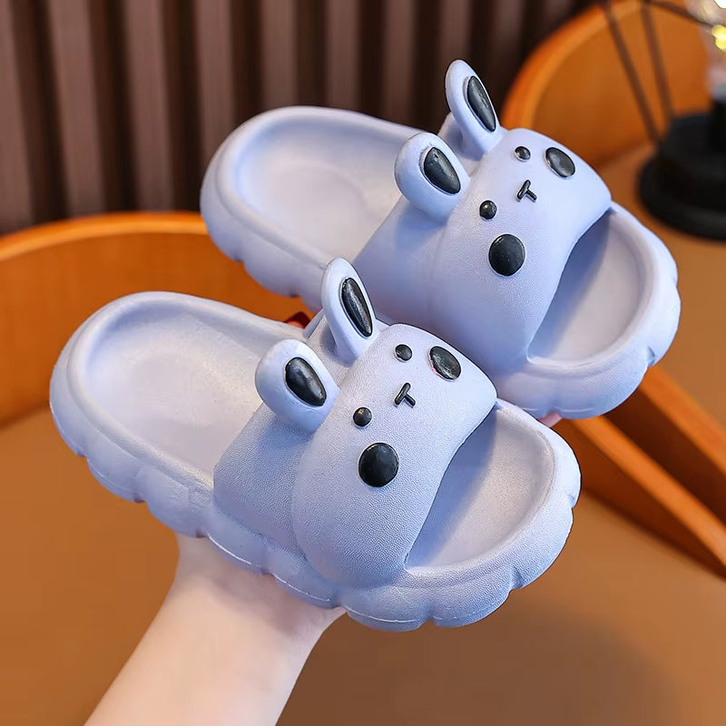 Unisex Sandals Children'S Slippers Boys Girls Cartoon Non-Slip Soft Soles for Small Children Indoor Bathroom Shoes