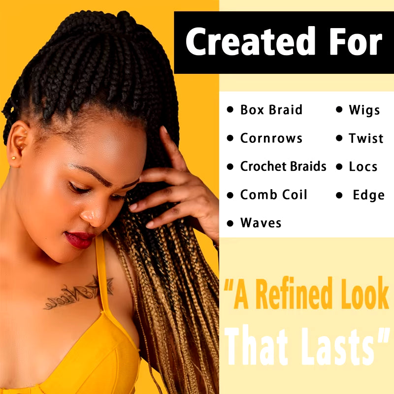 GOIPLE Hair Pomade Edge Control Gel Smooth Frizzy Hair for Styling Braiding Cream Control Frizz Edges Braid Gel