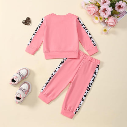 Infant Toddler Baby Girl Clothes Long Sleeve T-Shirt Tops Pants Outfits Set